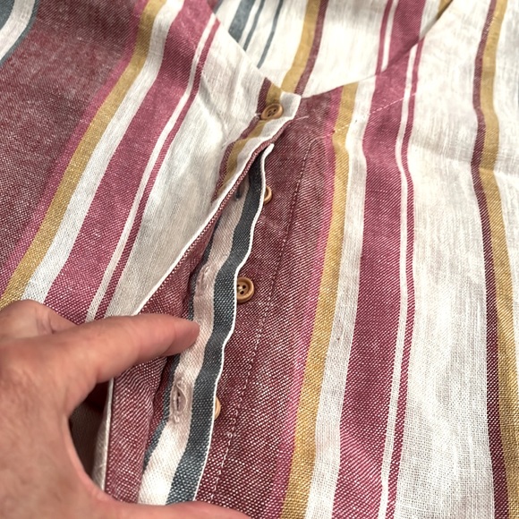 VanillaStar 2 piece pants set striped sz Med questions? Comment below EUC B2 - Picture 8 of 8